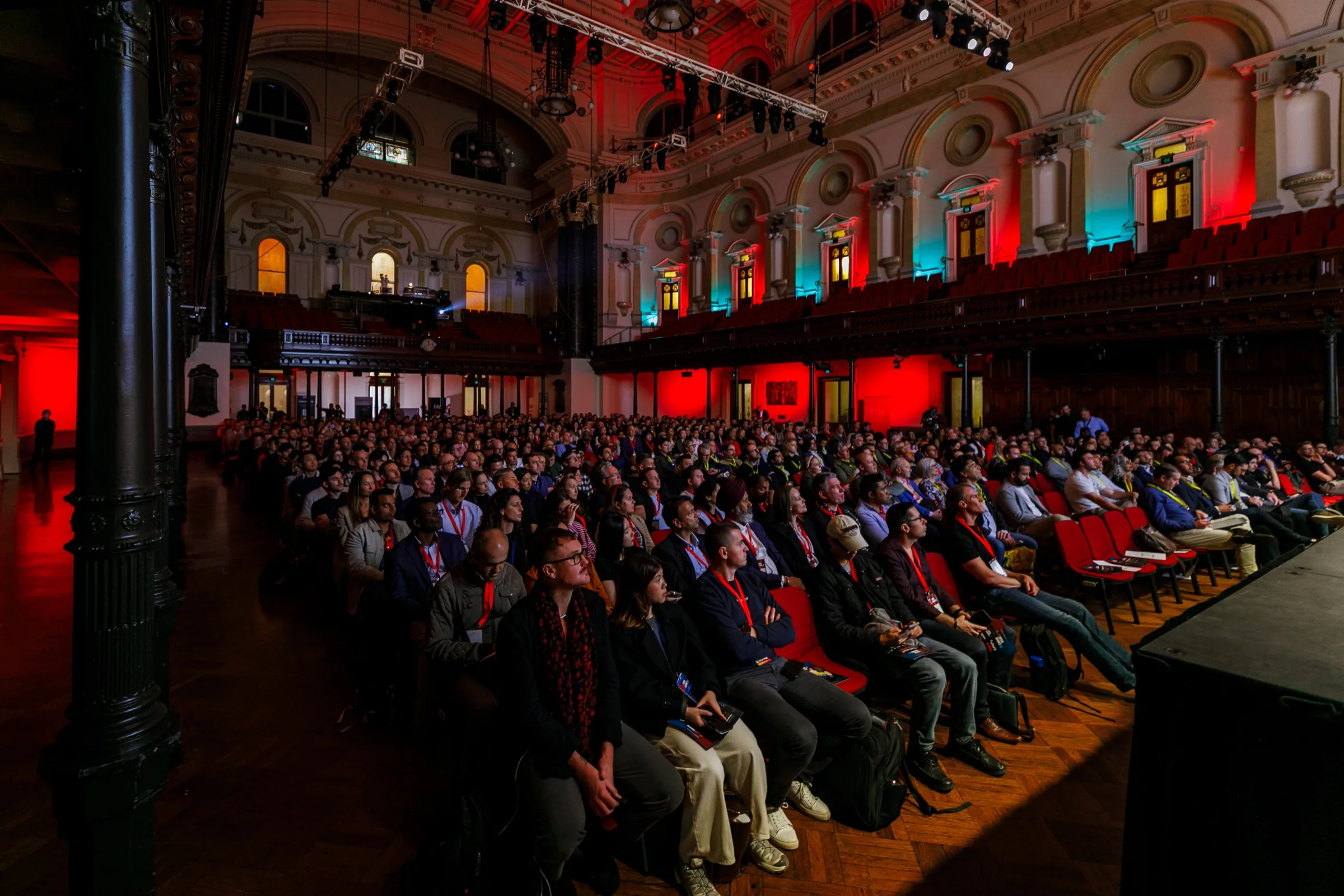 The Open Summit audience inside Sydney Town Hall.